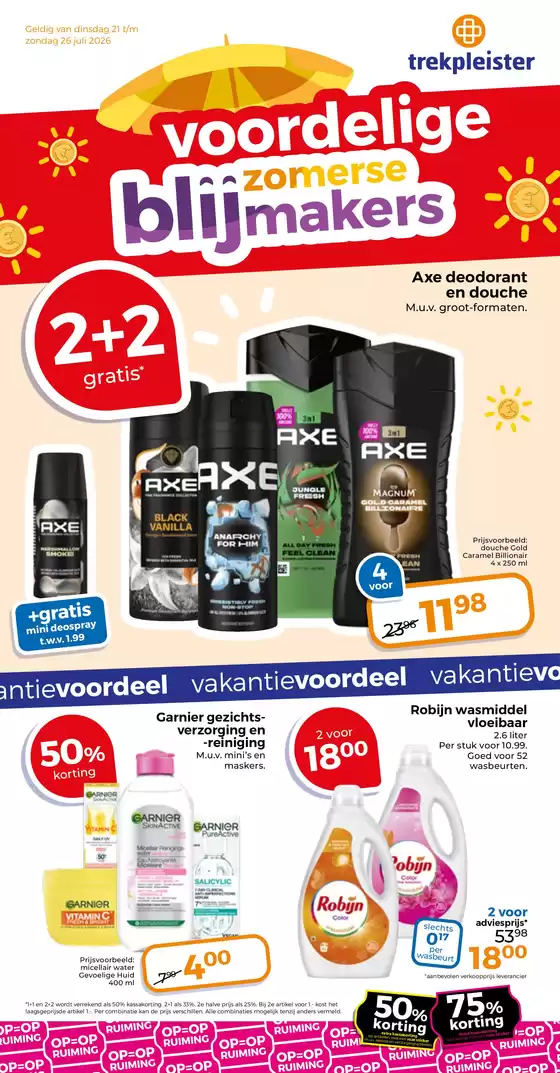 Trekpleister folder in Enschede | Actuele deals en aanbiedingen | 2026-07-21T00:00:00.000Z - 2026-07-26T00:00:00.000Z