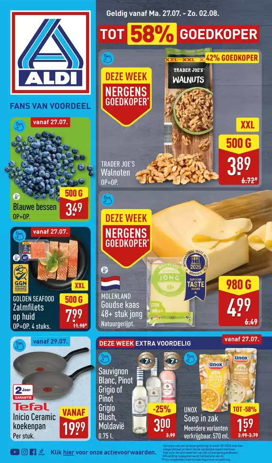 Aldi folder in Landsmeer | Aantrekkelijke speciale aanbiedingen voor iedereen | 2026-07-27T00:00:00.000Z - 2026-08-02T00:00:00.000Z