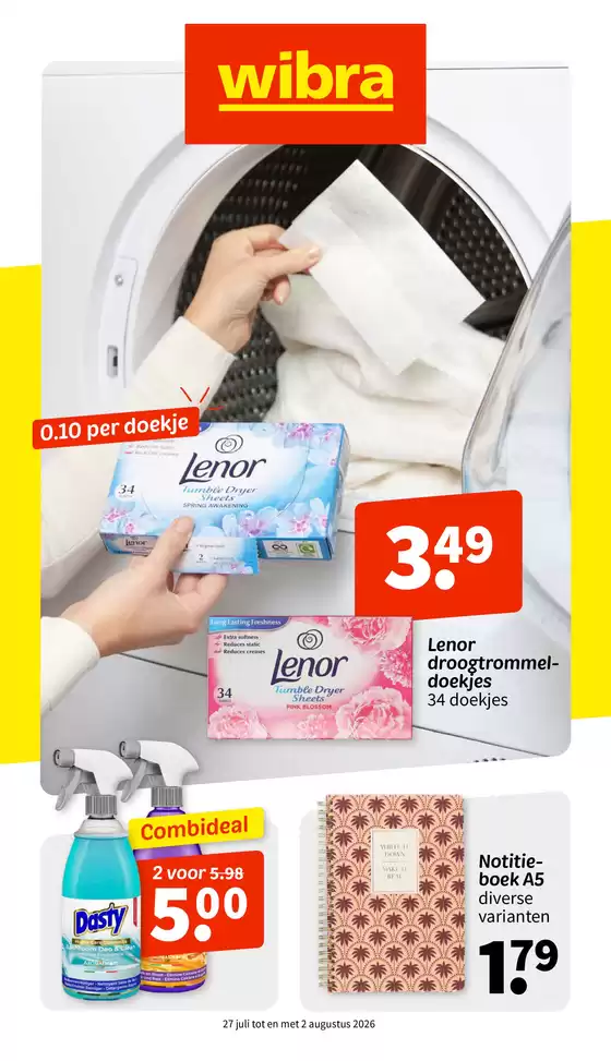 Catalogus van Wibra in Schoonloo | Wibra folder | 2026-07-27T00:00:00.000Z - 2026-08-02T00:00:00.000Z