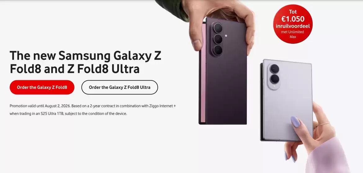 Catalogus van Vodafone in Muiden | Vodafone Verkoop | 2026-07-29T00:00:00.000Z - 2026-08-02T00:00:00.000Z