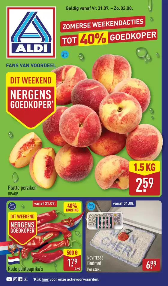 Catalogus van Aldi | Actuele deals en aanbiedingen | 2026-07-31T00:00:00.000Z - 2026-08-02T00:00:00.000Z
