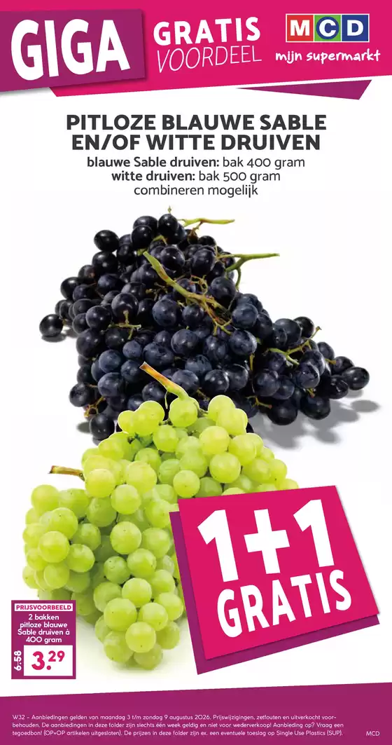 MCD Supermarkt folder in Putten | Actuele koopjes en aanbiedingen | 2026-08-03T00:00:00.000Z - 2026-08-09T00:00:00.000Z