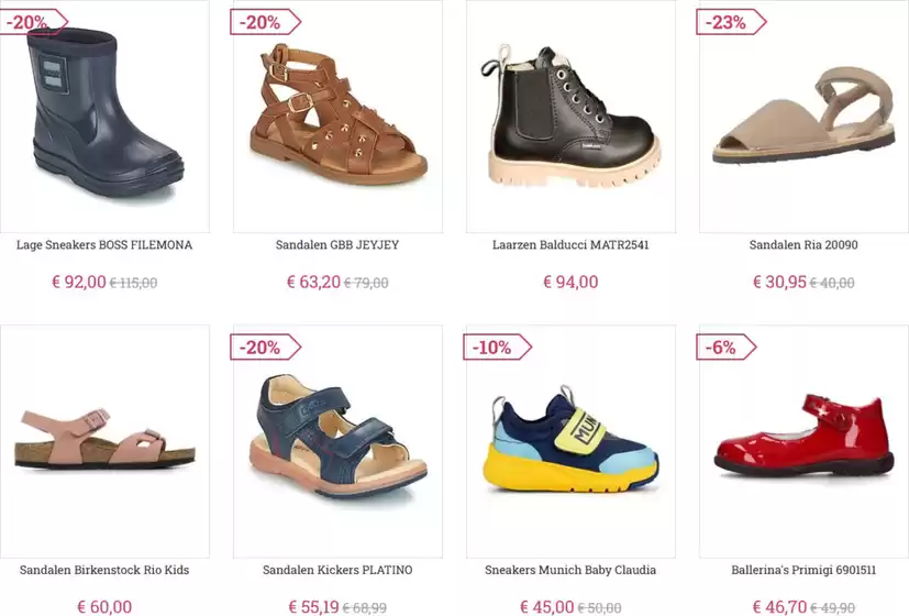 Catalogus van Shoeline | Shoeline Verkoop | 2026-08-07T00:00:00.000Z - 2026-08-21T00:00:00.000Z