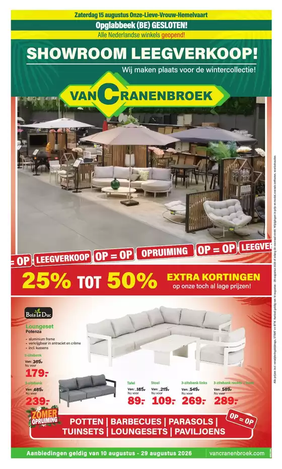 Catalogus van Van Cranenbroek | Van Cranenbroek folder NL | 2026-08-10T00:00:00.000Z - 2026-08-29T00:00:00.000Z