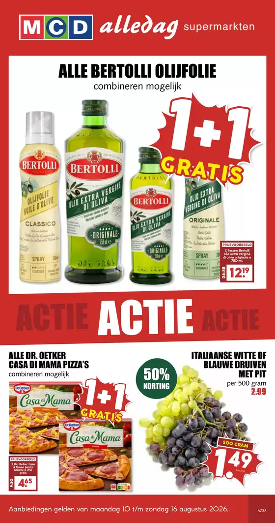 MCD Supermarkt folder | Speciale aanbiedingen voor u | 2026-08-10T00:00:00.000Z - 2026-08-16T00:00:00.000Z