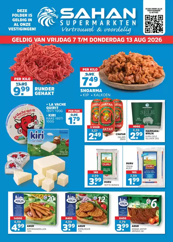 Sahan Supermarkten folder | Sahan Supermarkten Verkoop | 2026-08-07T00:00:00.000Z - 2026-08-13T00:00:00.000Z
