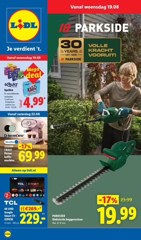 Lidl folder | Verrassend veel non-food | 2026-08-19T00:00:00.000Z - 2026-08-25T00:00:00.000Z