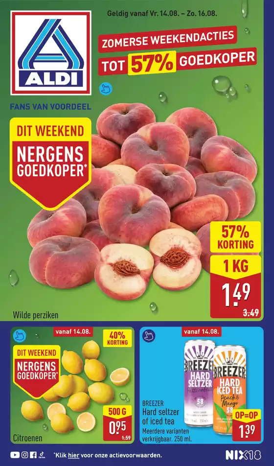 Catalogus van Aldi | Speciale aanbiedingen voor u | 2026-08-14T00:00:00.000Z - 2026-08-16T00:00:00.000Z