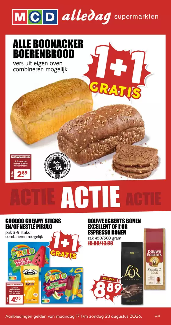 Catalogus van MCD Supermarkt | Exclusieve deals en koopjes | 2026-08-17T00:00:00.000Z - 2026-08-23T00:00:00.000Z