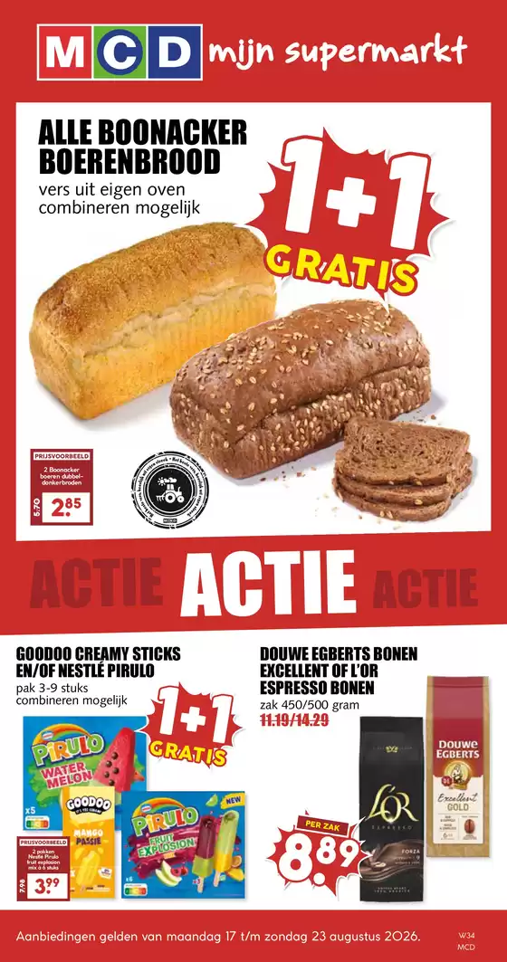 Catalogus van MCD Supermarkt | Nieuwe aanbiedingen om te ontdekken | 2026-08-17T00:00:00.000Z - 2026-08-23T00:00:00.000Z
