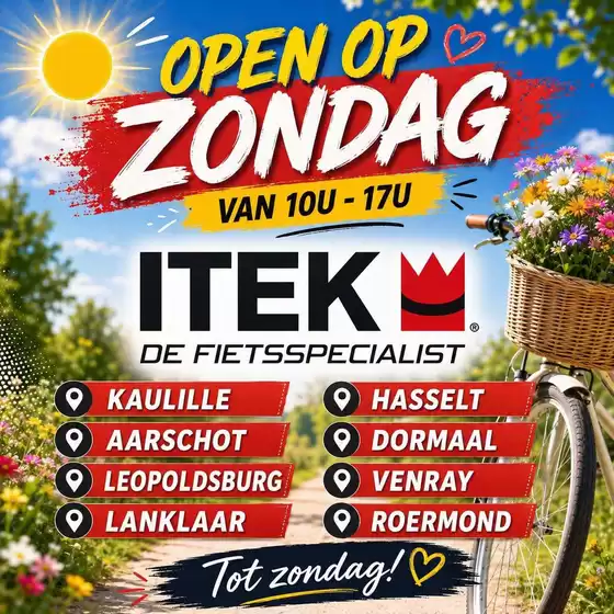 Catalogus van iTEK | Topdeals voor alle klanten | 2026-08-16T00:00:00.000Z - 2026-08-30T00:00:00.000Z