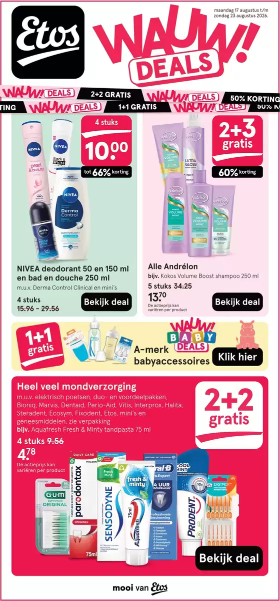 Catalogus van Etos in Dalem | Etos Folder van deze week | 2026-08-17T00:00:00.000Z - 2026-08-23T00:00:00.000Z