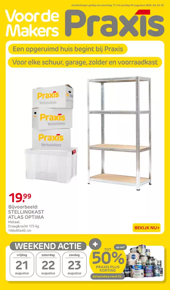Catalogus van Praxis | Folder Praxis | 2026-08-17T00:00:00.000Z - 2026-08-30T00:00:00.000Z