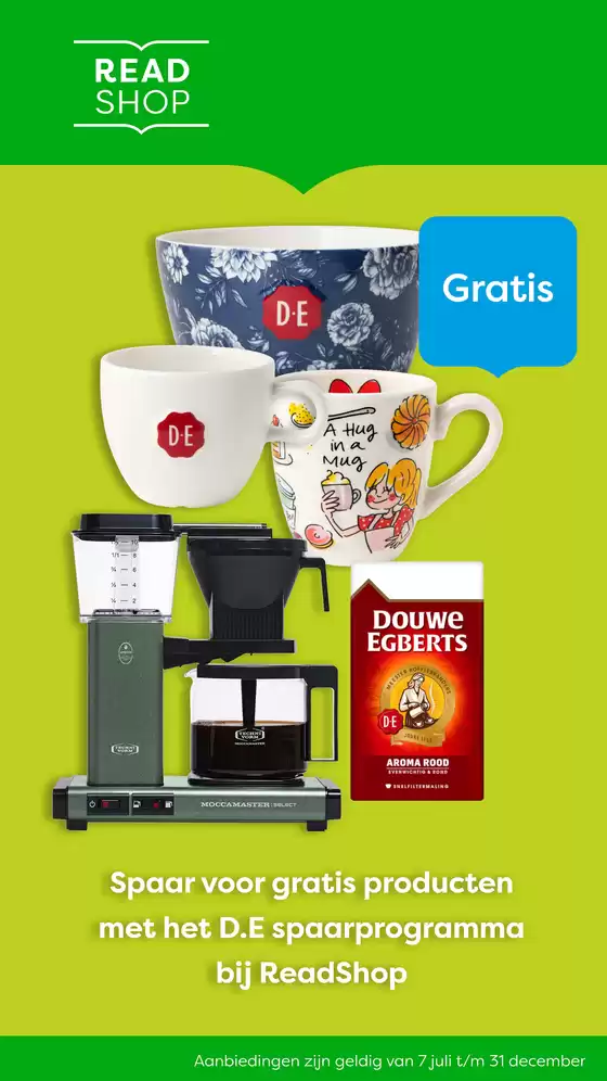 Catalogus van The Read Shop | Jouw koffiemoment begint hier | 2026-08-19T00:00:00.000Z - 2026-12-31T00:00:00.000Z