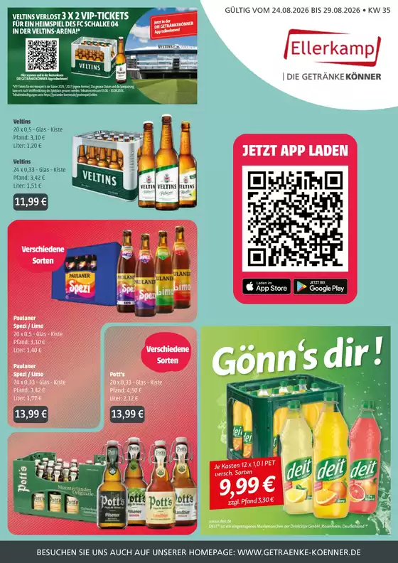 Catalogus van Getränke Ellerkamp in Spannum | Getränke Ellerkamp: Getränkeangebote | 2026-08-24T00:00:00.000Z - 2026-08-29T00:00:00.000Z