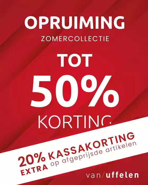 Catalogus van van Uffelen in Hoogeveen | Van Uffelen Promo | 2026-08-19T00:00:00.000Z - 2026-09-02T00:00:00.000Z