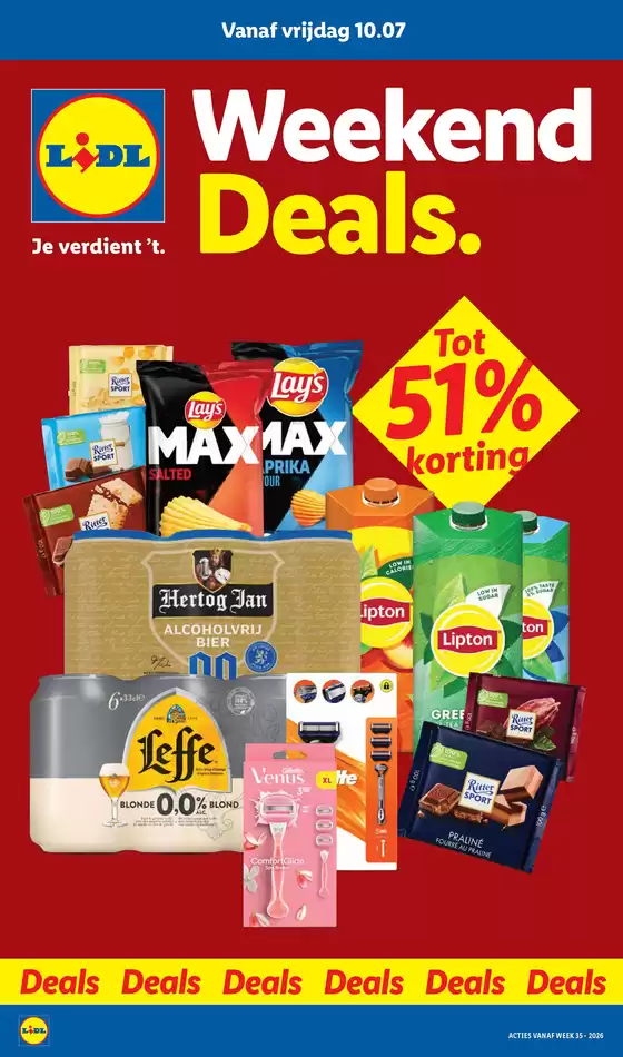 Catalogus van Lidl in Bergen op Zoom | Weekenddeals | 2026-08-24T00:00:00.000Z - 2026-08-30T00:00:00.000Z