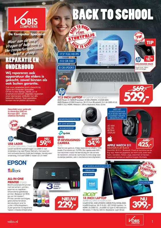 Catalogus van Vobis in Merkelbeek | Back To School | 2026-08-20T00:00:00.000Z - 2026-08-30T00:00:00.000Z
