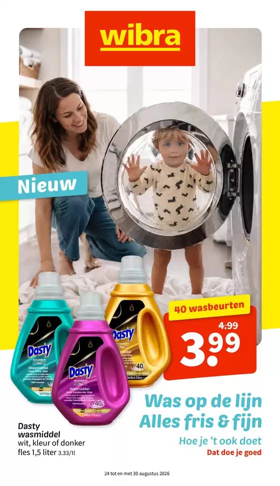 Catalogus van Wibra | Wibra folder | 2026-08-21T00:00:00.000Z - 2026-08-30T00:00:00.000Z