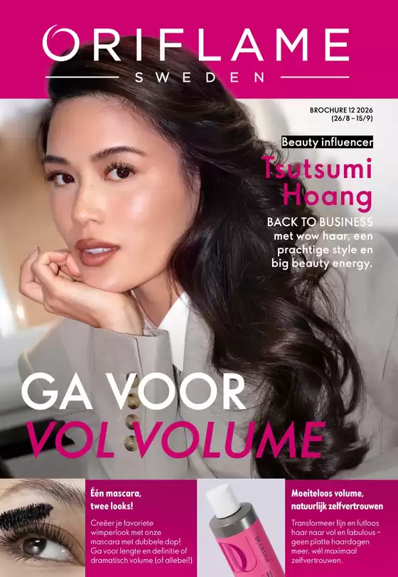 Catalogus van Oriflame in Rogat | Kortingen en acties | 2026-08-26T00:00:00.000Z - 2026-09-15T00:00:00.000Z