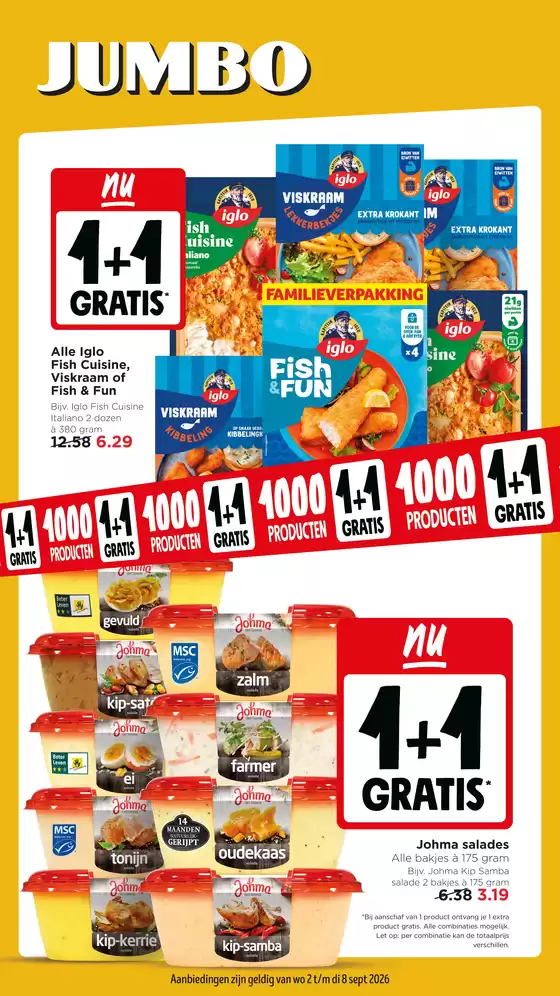 Catalogus van Jumbo | Jumbo actiefolder bwtk 36 | 2026-08-29T00:00:00.000Z - 2026-09-08T00:00:00.000Z