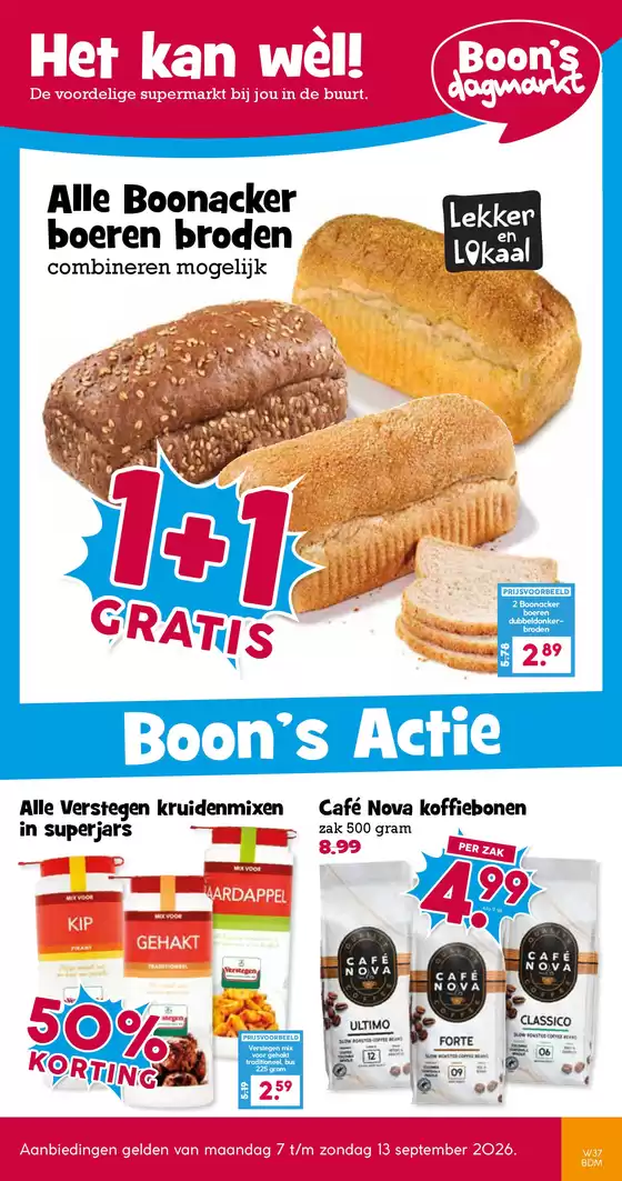 Catalogus van Boon's Markt | Grote selectie aanbiedingen | 2026-09-07T00:00:00.000Z - 2026-09-13T00:00:00.000Z