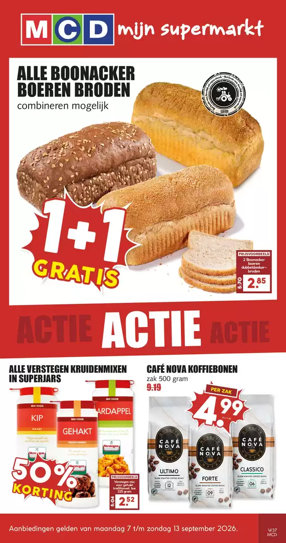Catalogus van MCD Supermarkt | Topdeals en kortingen | 2026-09-07T00:00:00.000Z - 2026-09-13T00:00:00.000Z
