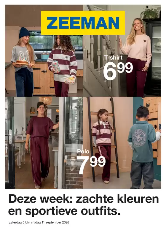 Catalogus van Zeeman | Zeeman Week 37 zaterdag 5 september tm vrijdag 11 september 2026. | 2026-09-05T00:00:00.000Z - 2026-09-11T00:00:00.000Z