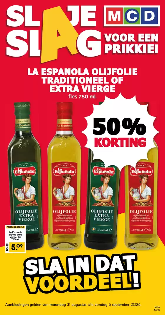 Catalogus van MCD Supermarkt | Onze beste deals voor u | 2026-08-31T00:00:00.000Z - 2026-09-06T00:00:00.000Z