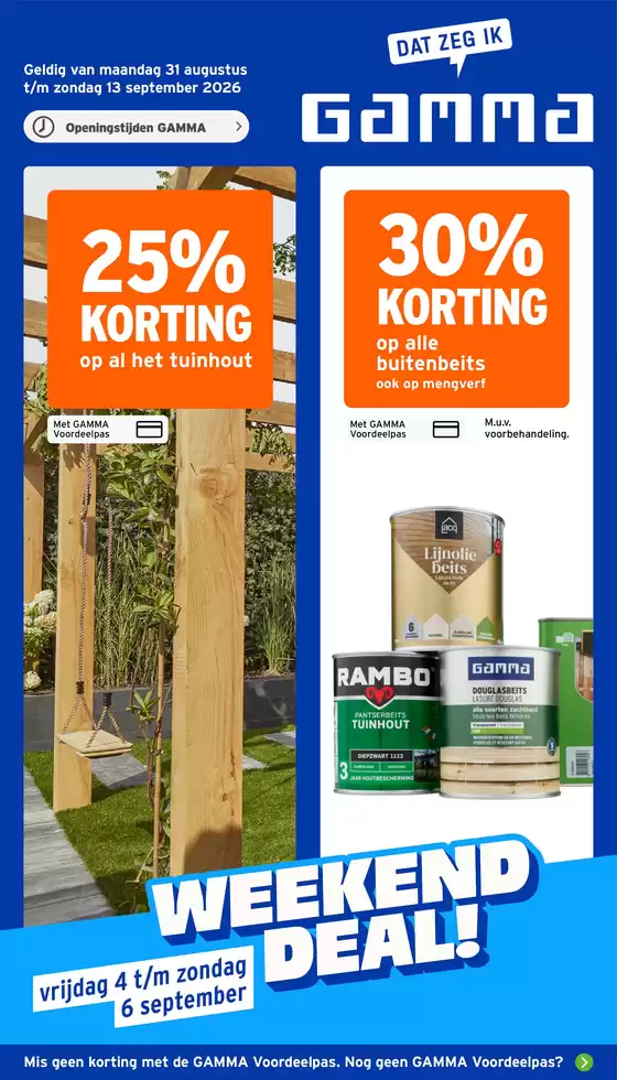 Catalogus van Gamma | Grote selectie aanbiedingen | 2026-08-31T00:00:00.000Z - 2026-09-13T00:00:00.000Z