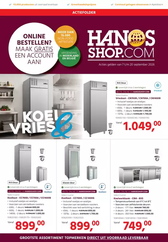 Catalogus van HANOS | HANOS SHOP folder 19 | 2026-09-07T00:00:00.000Z - 2026-09-20T00:00:00.000Z