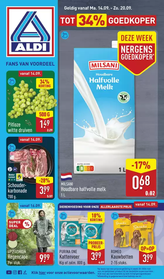 Catalogus van Aldi in Delft | Kortingen en acties | 2026-09-14T00:00:00.000Z - 2026-09-20T00:00:00.000Z