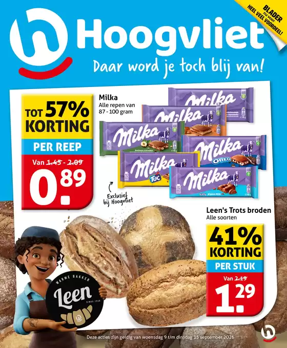 Hoogvliet folder in Helmond | Daar word je toch blij van! | 2026-09-09T00:00:00.000Z - 2026-09-15T00:00:00.000Z