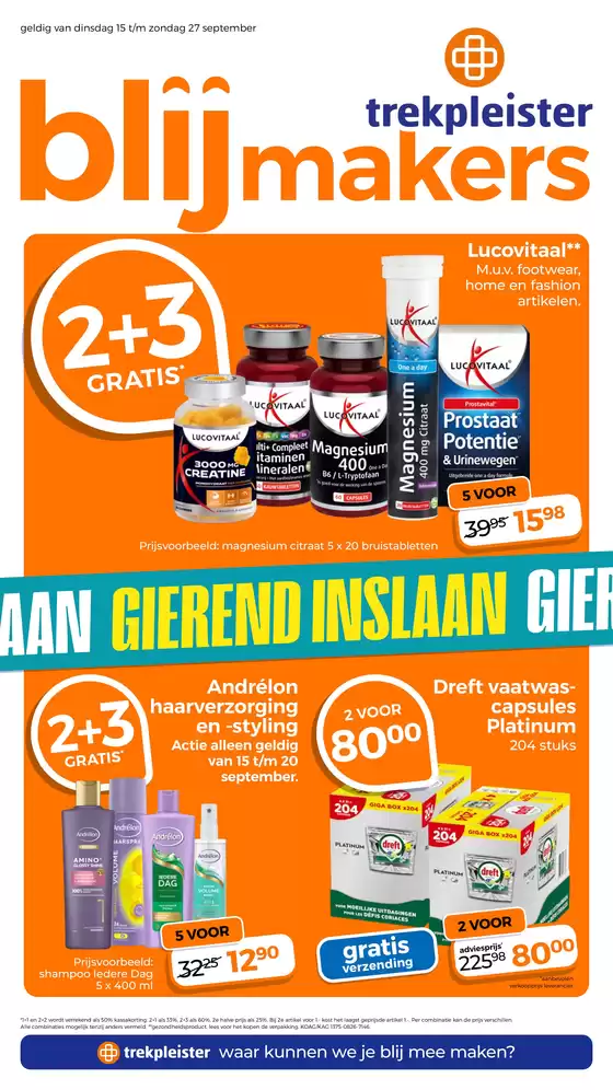 Catalogus van Trekpleister in Boazum | Nieuwe aanbiedingen om te ontdekken | 2026-09-15T00:00:00.000Z - 2026-09-27T00:00:00.000Z