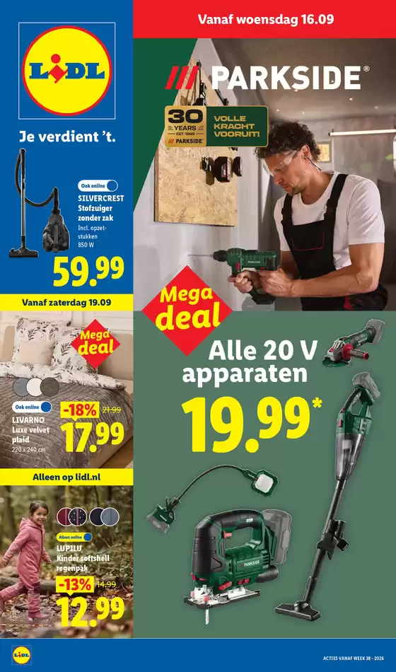 Lidl folder in Nieuwegein | Verrassend veel non-food | 2026-09-16T00:00:00.000Z - 2026-09-22T00:00:00.000Z