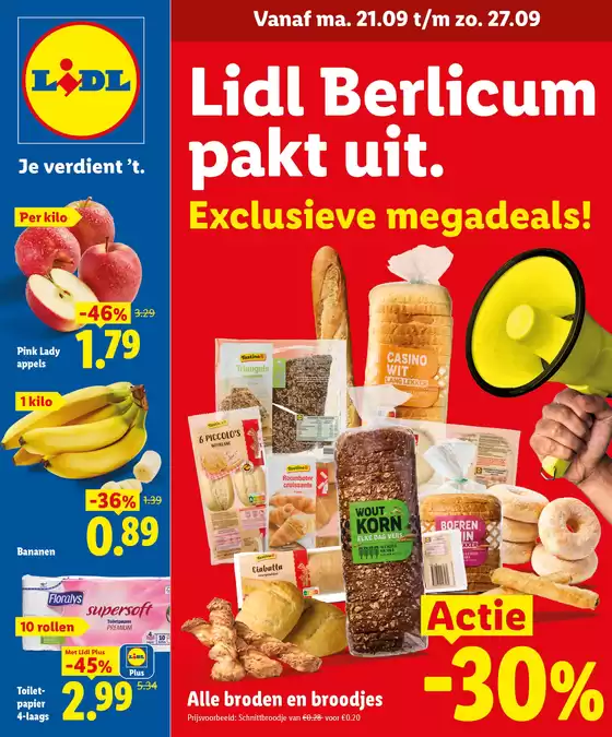 Lidl folder in Oud Gastel | Exclusieve megadeals | 2026-09-21T00:00:00.000Z - 2026-09-27T00:00:00.000Z