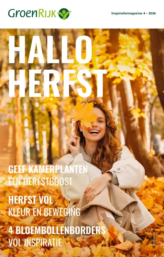 GroenRijk folder in Buggenum | Exclusieve deals en koopjes | 2026-09-21T00:00:00.000Z - 2026-10-05T00:00:00.000Z