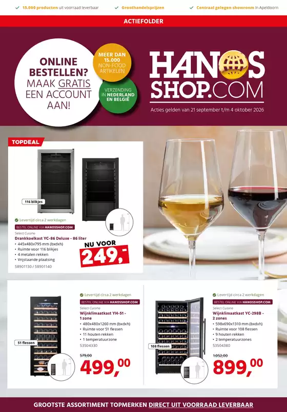 Catalogus van HANOS in Nijkerk | HANOS SHOP folder 20 | 2026-09-21T00:00:00.000Z - 2026-10-04T00:00:00.000Z