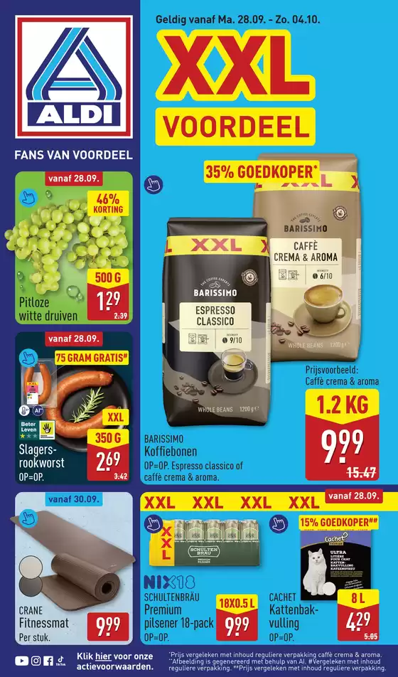 Aldi folder in Surhuisterveen | Geweldig aanbod voor koopjesjagers | 2026-09-28T00:00:00.000Z - 2026-10-04T00:00:00.000Z