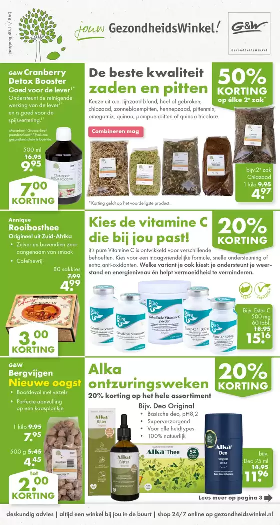 Gezond & Wel folder in Purmerend | GezondheidsWinkel! | 2026-09-23T00:00:00.000Z - 2026-10-11T00:00:00.000Z