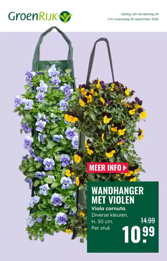 GroenRijk folder in Numansdorp | Topdeals en kortingen | 2026-09-24T00:00:00.000Z - 2026-09-30T00:00:00.000Z