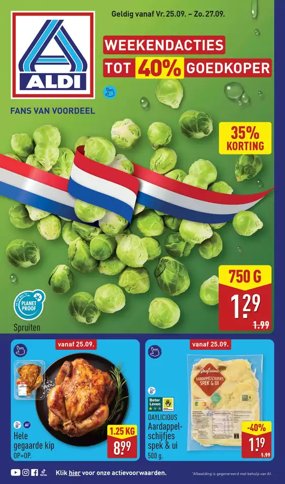 Aldi folder in Hoogkarspel | Topaanbiedingen voor slimme spaarders | 2026-09-25T00:00:00.000Z - 2026-09-27T00:00:00.000Z