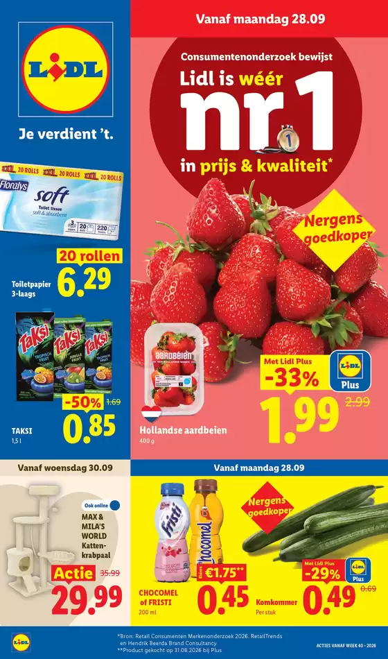 Lidl folder in Hoogkarspel | 2809 - 0410 | 2026-09-28T00:00:00.000Z - 2026-10-04T00:00:00.000Z