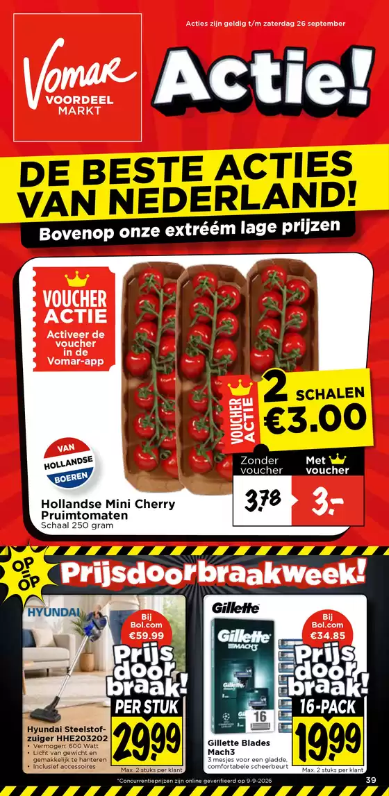 Catalogus van Vomar | De beste aanbiedingen van Nederland | 2026-09-24T00:00:00.000Z - 2026-09-26T00:00:00.000Z