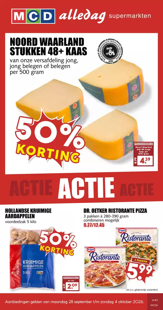 Catalogus van MCD Supermarkt in Harfsen | Topdeals en kortingen | 2026-09-28T00:00:00.000Z - 2026-10-04T00:00:00.000Z