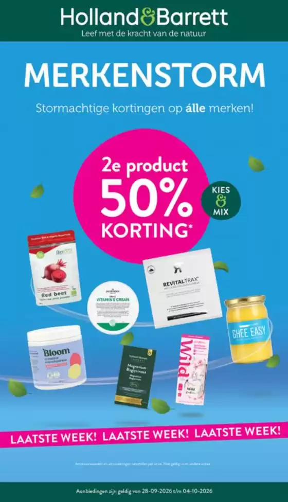 Catalogus van Holland & Barrett | Holland Barrett folder | 2026-09-28T00:00:00.000Z - 2026-10-04T00:00:00.000Z