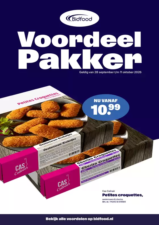 Bidfood folder in 's-Hertogenbosch | Voordeelpakker Restauratief | 2026-09-28T00:00:00.000Z - 2026-10-11T00:00:00.000Z
