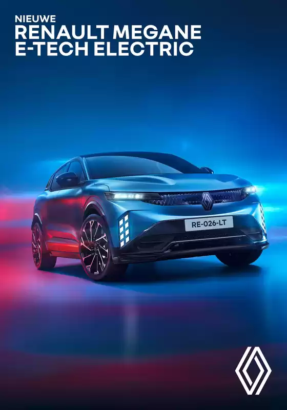Catalogus van Renault in Urmond | Nieuwe Renault Megane E-Tech Electric | 2026-10-02T00:00:00.000Z - 2026-10-16T00:00:00.000Z