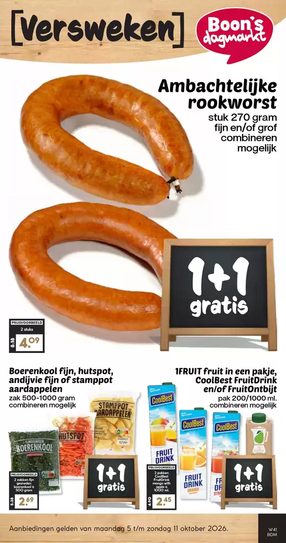 Catalogus van Boon's Markt in Haaren | Aanbiedingen voor koopjesjagers | 2026-10-05T00:00:00.000Z - 2026-10-11T00:00:00.000Z