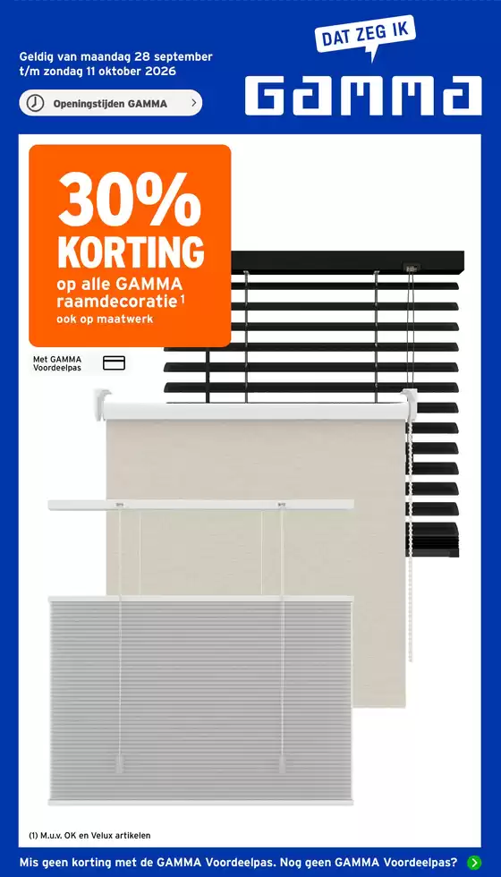Catalogus van Gamma in Rilland | Topdeals voor alle klanten | 2026-09-28T00:00:00.000Z - 2026-10-11T00:00:00.000Z